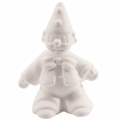 Vaessen Creative • Piepschuim clown met puntmuts 25cm (21455)