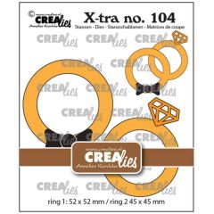 Crealies • X-Tra Snijmallen Ringen (CLXTRA104) *