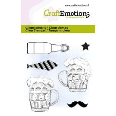 CraftEmotions clearstamps 6x7cm - Bier *