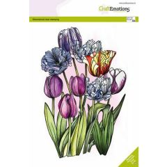 CraftEmotions clearstamps A5 - Tulpen GB Dimensional stamp (130501/3019)*