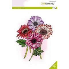 CraftEmotions clearstamps A5 - Gerbera 1 GB Dimensional stamp (130501/3022)*