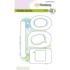 CraftEmotions clearstamps A6 - CC BASICS Text balloons A6 Carla Creaties 