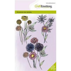 CraftEmotions clearstamps A6 - Droogbloemen GB Dimensional stamp (130501/1337)*