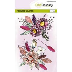 CraftEmotions clearstamps A6 - Droogbloemstuk GB (130501/1336)*