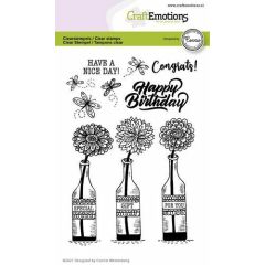 CraftEmotions clearstamps A6 - flessen - Special gift for you Connie Westenberg (130501/2701)*