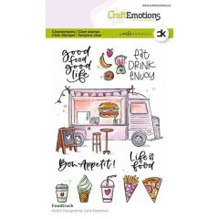 CraftEmotions clearstamps A6 - Foodtruck Carla Kamphuis (130501/2306)*