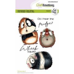 CraftEmotions clearstamps A6 - Guinea pig 2 Carla Creaties (130501/1540)*