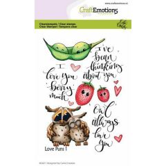 CraftEmotions clearstamps A6 - Love Puns 1 Carla Creaties (AFGEPRIJSD)