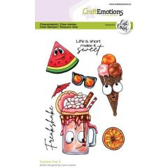 CraftEmotions clearstamps A6 - Summer Fun 3 Carla Creaties (130501/1569)