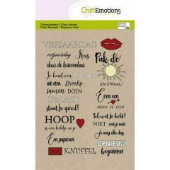 CraftEmotions clearstamps A6 - Tekst Je bent een topper NL GB (130501/1354) *