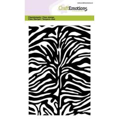 CraftEmotions clearstamps A6 - tijger-zebra print GB (130501/1313)  (AFGEPRIJSD)