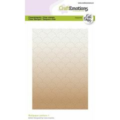CraftEmotions clearstamps A6 - wallpaper pattern 1 Carla Creaties (130501/1557)*