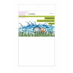 CraftEmotions ColorCard - kleurpapier voor markers wit 12 vl A4 - 250 gr (001286/2321)