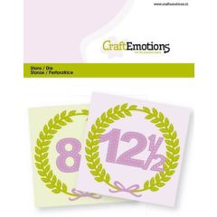 CraftEmotions Die - jubileum Card 11x9cm - (115633/0823)*