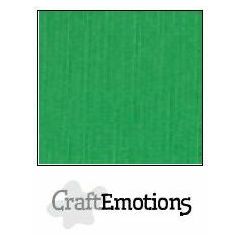 CraftEmotions linnenkarton 1 vel grasgroen 30,5x30,5cm 250gr (001030/1030)
