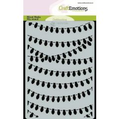 CraftEmotions Mask stencil Hedgy - lichtketting A5 Carla Creaties (08-22) (185070/1290)