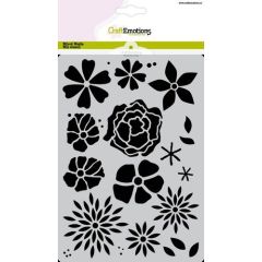 CraftEmotions Mask stencil losse bloemen A5*