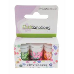 CraftEmotions Tiny Shapes - 3 tubes - fruits (04-23)