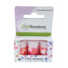 CraftEmotions Tiny Shapes - 3 tubes - Love (04-23)