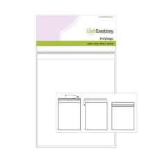 CraftEmotions Zakjes zelfsluitend transparant 25st 160mmx220mm - Polybags (890005/1622)