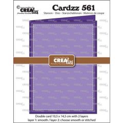 Crealies Cardzz Dubbele kaart 10,5x14,5 cm CLCZ561 14,5x21cm (115634/5567) *