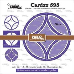 Crealies Cardzz Frame & inlay Nina CLCZ595 max. 11,5 x 11,5 cm (115634/5595) *