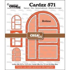 Crealies Cardzz Frame & inlay Robine CLCZ571 max. 8,5 x 12,5 cm (115634/5581) *