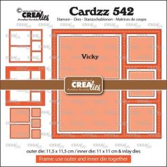 Crealies Cardzz Frame & inlay Vicky CLCZ542 11,5x11,5cm (115634/5542) *