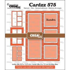 Crealies Cardzz Frame & inlay Xandra CLCZ575 8,5x12,5cm (115634/5585) *