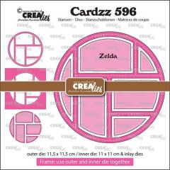 Crealies Cardzz Frame & Inlay Zelda CLCZ596 11,5x11,5cm (115634/5596) *