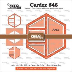 Crealies Cardzz Frame & Inlays Arda CLCZ546 9,7x11,7cm (115634/5546) *