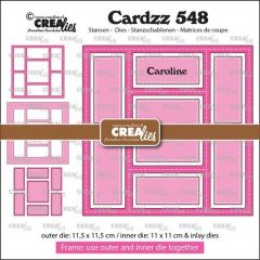 Crealies Cardzz Frame & Inlays Caroline CLCZ548 11,5x11,5cm (115634/5548) *