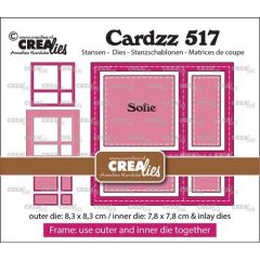 Crealies Cardzz Frame & Inlays Sofie CLCZ517 8,3x8,3cm (115634/5517) *