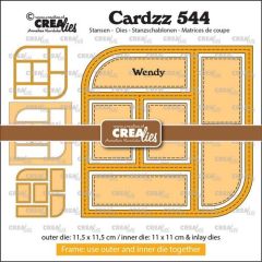 Crealies Cardzz Frame & Inlays Wendy CLCZ544 11,5x11,5cm (115634/5544) *