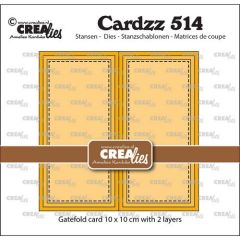 Crealies Cardzz Gatefold 10 x 10 cm CLCZ514 folded 10 x 10 cm (115634/5514) *