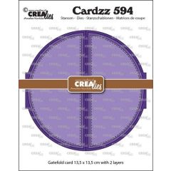 Crealies Cardzz Gatefold cirkel kaart CLCZ594 max. 13,5 x 13,5 cm (115634/5594) *