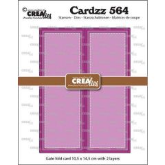 Crealies Cardzz Gatefold rechthoekige kaart CLCZ564 max. 10,5 x 14,5 cm (115634/5554) *