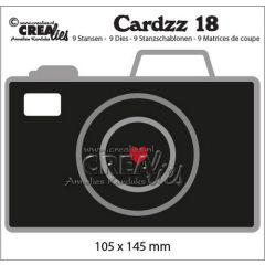 Crealies Cardzz no 18 Camera CLCZ18 105x145mm (115634/5118) *