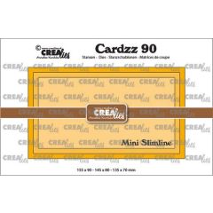 Crealies Cardzz no 90 Mini Slimline J CLCZ90 157x90mm (115634/5190) *