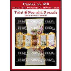 Crealies Cardzz Twist & pop up - Panelen B CLCZ310 90x270mm (115634/5510) *