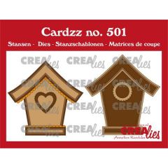 Crealies Cardzz Vogelhuisje CLCZ501 13,5x13,5cm (115634/5551) *