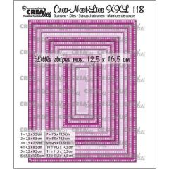 Crealies Crea-nest-dies XXL Rechthoeken CLNestXXL118 12,5x16,5cm (115634/0118) *