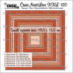 Crealies Crea-nest-dies XXL Vierkanten met vierkante gaatjes CLNestXXL120 max.13,5cm (115634/0120) *