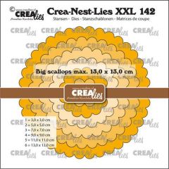 Crealies Crea-Nest-Lies XXL Cirkels met grote schulprand CLNestXXL142 max. 13 x 13 cm (115634/0142) *