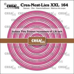Crealies Crea-Nest-Lies XXL Inchies cirkel dunne kaders CLNestXXL164 max. 5,125 x 5,125 inch (115634/1164) *
