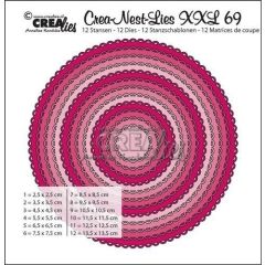 Crealies Crea-Nest-Lies XXL no 69 Circles with open scallop max. 13,5x13,5 cm / CNLXXL69 (115634/0169) *