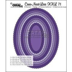 Crealies Crea-Nest-Lies XXL no 71 Ovals with open scallop max. 12,5x16,5 cm / CNLXXL71 (115634/0171) *