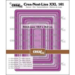 Crealies Crea-Nest-Lies XXL Rechthoek stiksteek CLNestXXL161 max. 12 x 16 cm (115634/1161) *