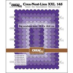 Crealies Crea-Nest-Lies XXL Rechthoeken met grote schulprand CLNestXXL145 max. 12 x 16 cm (115634/0145) *