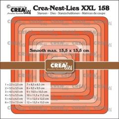 Crealies Crea-Nest-Lies XXL Vierkant glad CLNestXXL158 max. 13,5 x 13,5 cm (115634/1158) *